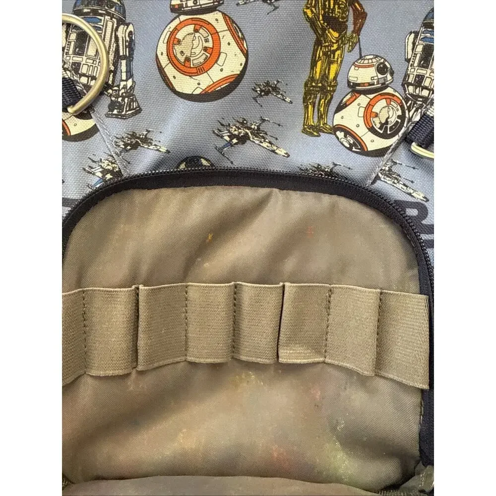 Pottery Barn Kids Mackenzie Blue Star Wars Backpack Small Carry On